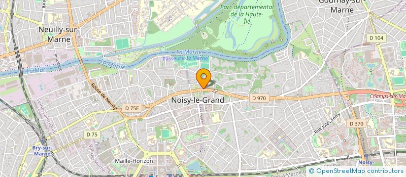 localisation de l'entreprise MADAME MARIA PERALTA  NOISY-LE-GRAND