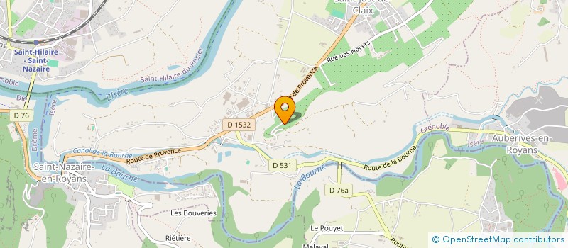 localisation de l'entreprise MADAME MARIA PEREIRA  PONT-EN-ROYANS