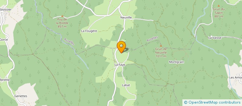 localisation de l'entreprise MADAME MARIA PEREIRA DA COSTA  SAINT-ELOY-LA-GLACIERE