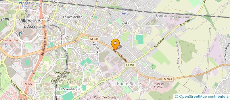 localisation de l'entreprise MADAME MARIA PEREIRA FERREIRA à VILLENEUVE-D'ASCQ