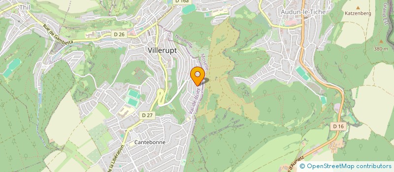 localisation de l'entreprise MADAME MARIA PEREIRA PAULO  VILLERUPT