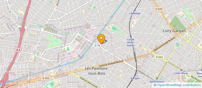 localisation de l'entreprise MADAME MARIA PEREIRA RABECA  LES PAVILLONS-SOUS-BOIS