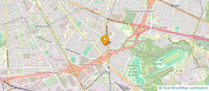 localisation de l'entreprise MADAME MARIA PEREIRAVAZ à LYON