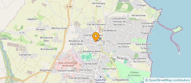 localisation de l'entreprise MADAME MARIA PETRU  SAINT-POL-DE-LEON