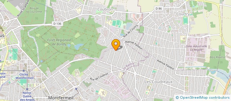 localisation de l'entreprise MADAME MARIA PINHEIRO SOARES  MONTFERMEIL