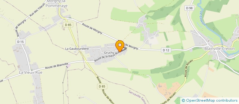 localisation de l'entreprise MADAME MARIA PINTO  BLAINVILLE-CREVON