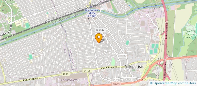 localisation de l'entreprise MADAME MARIA PINTO  VILLEPARISIS