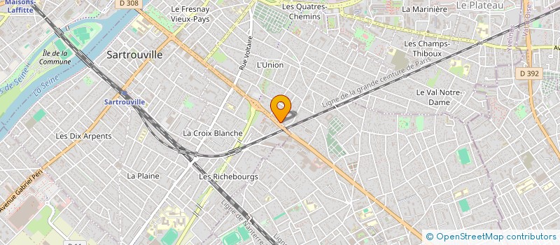 localisation de l'entreprise MADAME MARIA PINTO GONCALVES ALVES  SARTROUVILLE