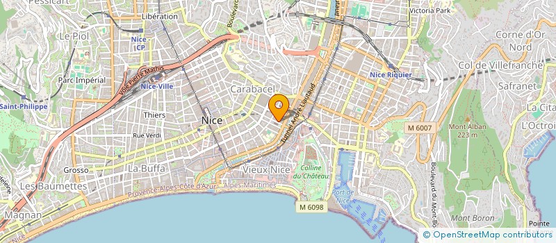localisation de l'entreprise MADAME MARIA PIRES NOTH à NICE