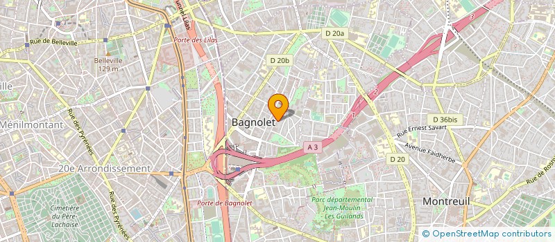 localisation de l'entreprise MADAME MARIA POLLIO LEIS à BAGNOLET