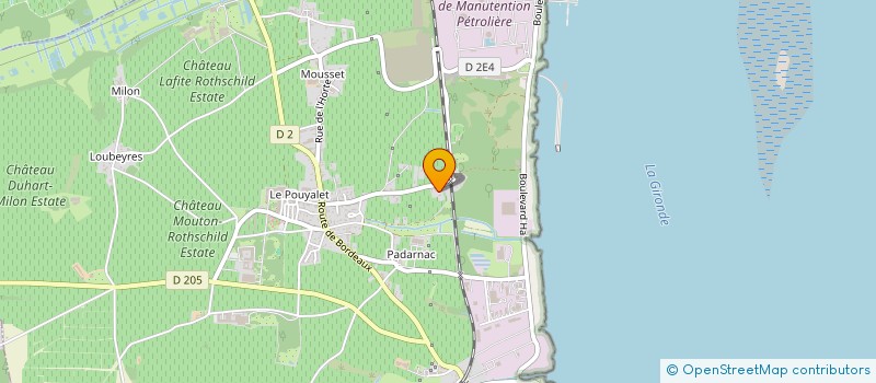 localisation de l'entreprise MADAME MARIA PONTE SA  PAUILLAC