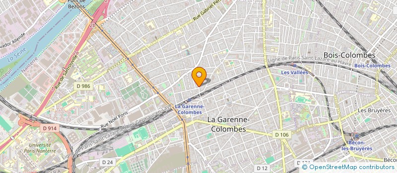 localisation de l'entreprise MADAME MARIA POP à COLOMBES