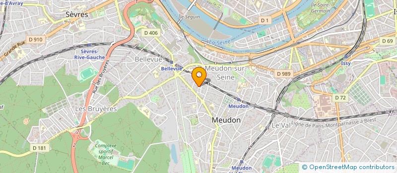 localisation de l'entreprise MADAME MARIA POPESCU  MEUDON