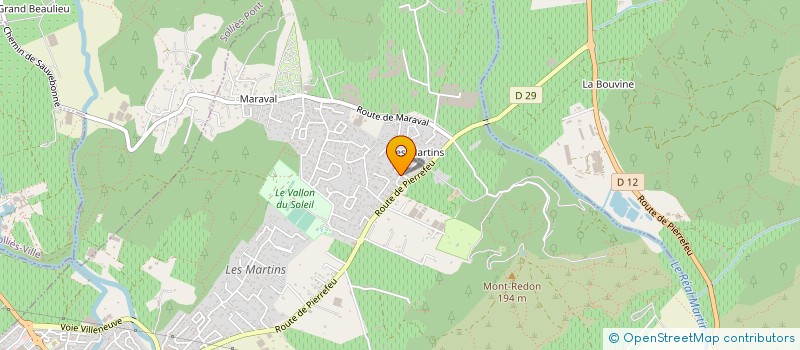 localisation de l'entreprise MADAME MARIA PORTAL  LA CRAU