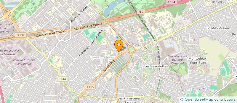 localisation de l'entreprise MADAME MARIA POSSIDONIO CHAVES  AULNAY-SOUS-BOIS