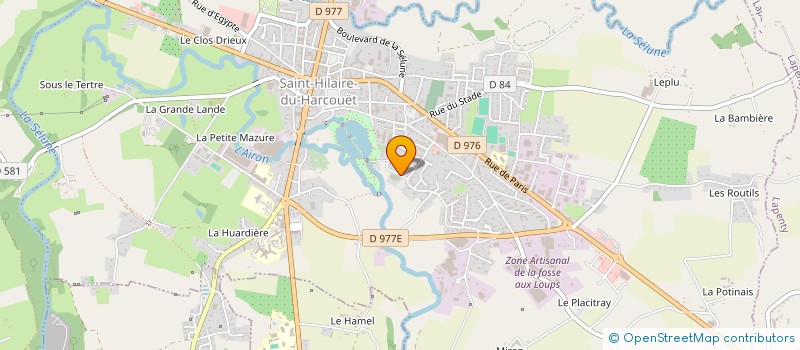 localisation de l'entreprise MADAME MARIA POULAIN  LE MESNILLARD