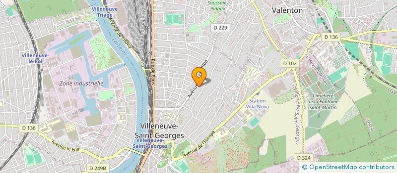 localisation de l'entreprise MADAME MARIA PROCOPENCO à VILLENEUVE-SAINT-GEORGES