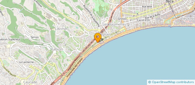 localisation de l'entreprise MADAME MARIA PUJALTE-MORALES à NICE
