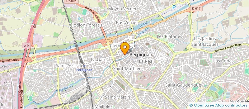 localisation de l'entreprise MADAME MARIA QUERALT  PERPIGNAN