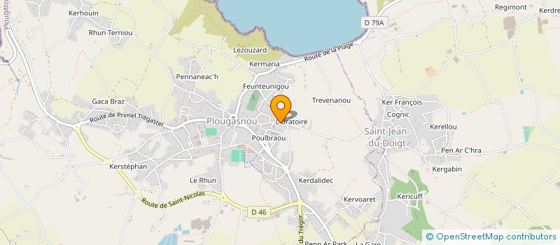 localisation de l'entreprise MADAME MARIA RABEFANIRAKA  PLOUGASNOU