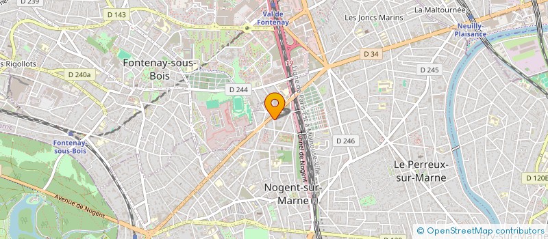 localisation de l'entreprise MADAME MARIA RALLO à NOGENT-SUR-MARNE