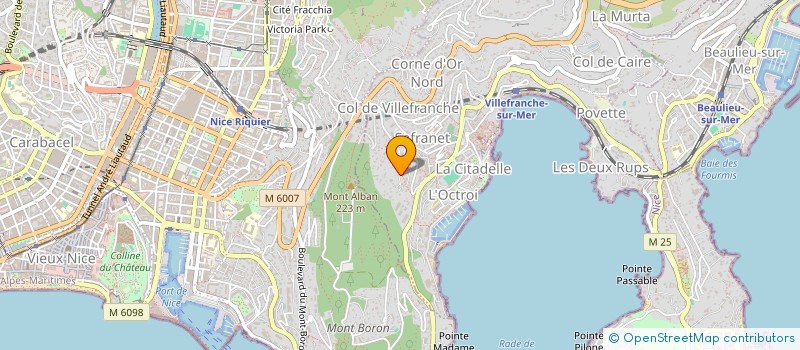 localisation de l'entreprise MADAME MARIA REBECCA SIRIANNI à VILLEFRANCHE-SUR-MER