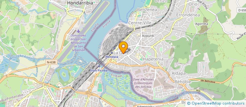 localisation de l'entreprise MADAME MARIA REGALADO à HENDAYE