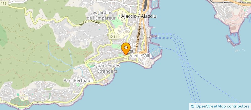 localisation de l'entreprise MADAME MARIA REIBERO DOS SANTOS à AJACCIO