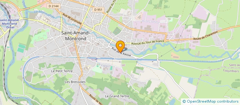 localisation de l'entreprise MADAME MARIA RENNIS  SAINT-AMAND-MONTROND