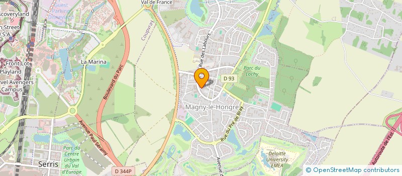 localisation de l'entreprise MADAME MARIA RESTA à MAGNY-LE-HONGRE