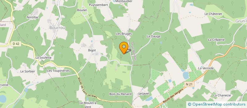 localisation de l'entreprise MADAME MARIA RIBEIRO  SAINT LEON SUR L'ISLE