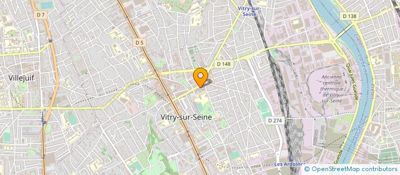 localisation de l'entreprise MADAME MARIA RIBEIRO MARTINS GOMES à VITRY-SUR-SEINE