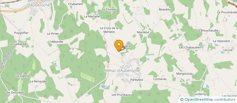 localisation de l'entreprise MADAME MARIA RIBEIRO PEREIRA à LA DOUZE