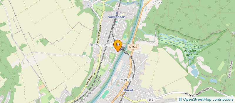 localisation de l'entreprise MADAME MARIA RIBEIRO VIEIRA  BUTRY-SUR-OISE