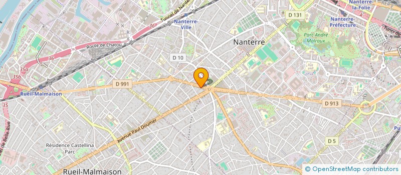localisation de l'entreprise MADAME MARIA RITA CARVALHO JARDIM OLIVEIRA à NANTERRE