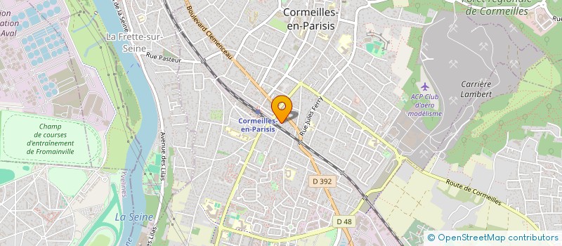 localisation de l'entreprise MADAME MARIA RITA DOS SANTOS TOME  CORMEILLES-EN-PARISIS