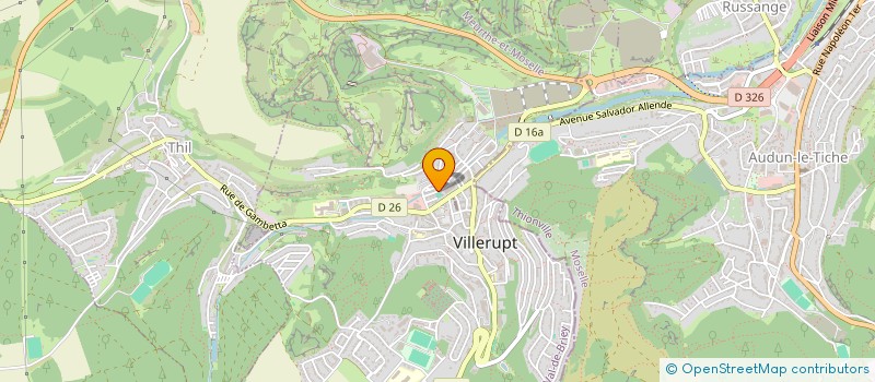 localisation de l'entreprise MADAME MARIA ROCHA  VILLERUPT