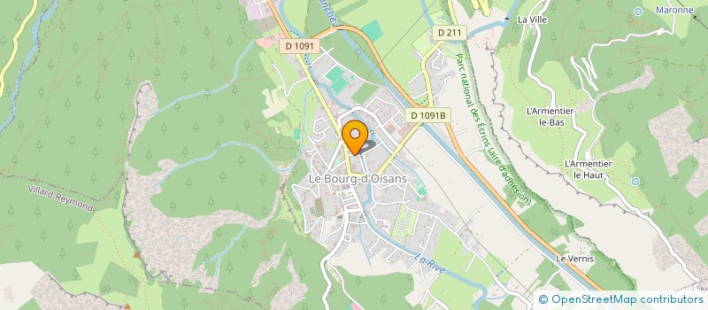 localisation de l'entreprise MADAME MARIA ROCUANT GRANDON  LES DEUX ALPES