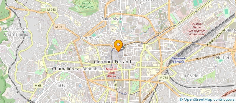 localisation de l'entreprise MADAME MARIA RODRIGUES  CLERMONT-FERRAND