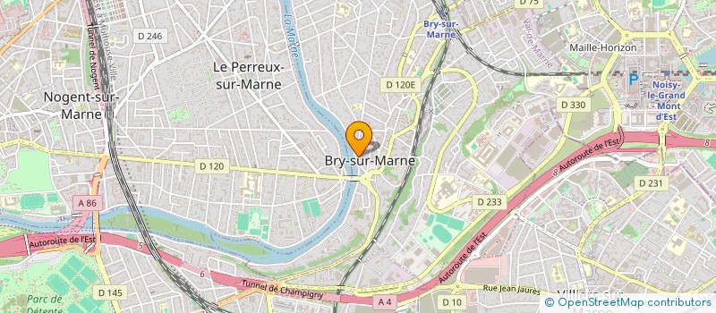 localisation de l'entreprise MADAME MARIA RODRIGUES  BRY-SUR-MARNE