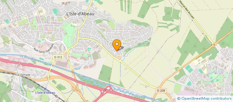 localisation de l'entreprise MADAME MARIA RODRIGUEZ à L'ISLE-D'ABEAU
