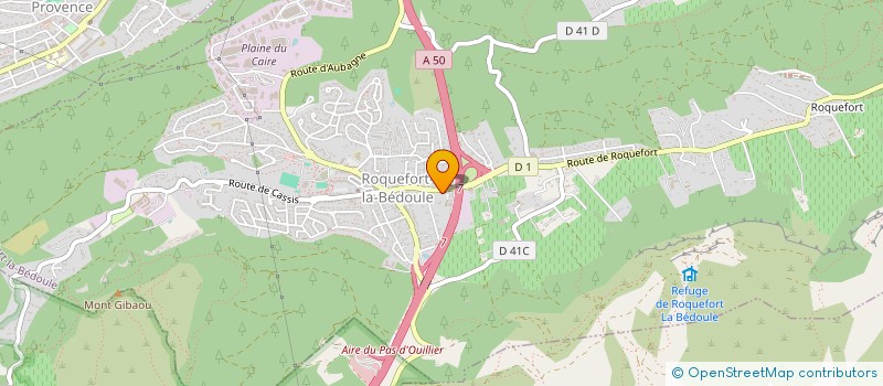 localisation de l'entreprise MADAME MARIA RODRIGUEZ ALEGRIA  ROQUEFORT-LA-BEDOULE