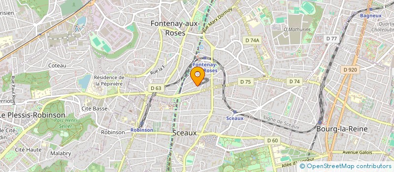 localisation de l'entreprise MADAME MARIA RODRIGUEZ LICERAS à FONTENAY-AUX-ROSES