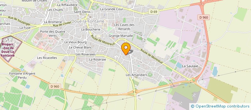 localisation de l'entreprise MADAME MARIA RODRIGUEZ NUNEZ à DOUE-EN-ANJOU