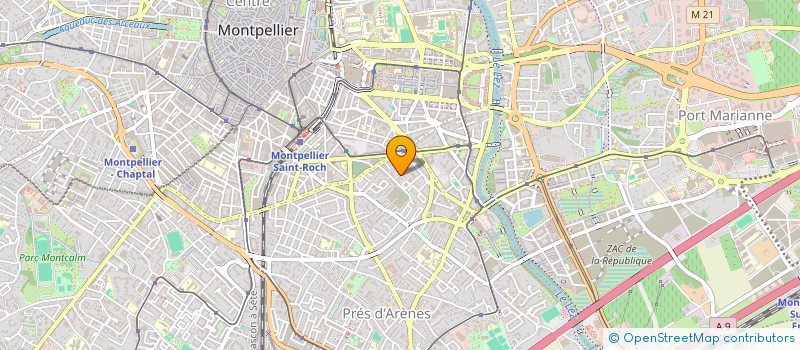 localisation de l'entreprise MADAME MARIA ROJAS MARQUEZ LEYDIER à MONTPELLIER
