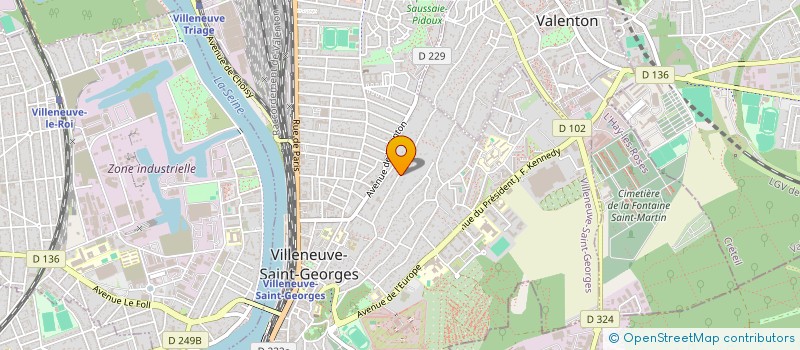 localisation de l'entreprise MADAME MARIA ROSA HAKIMIAN à VILLENEUVE-SAINT-GEORGES