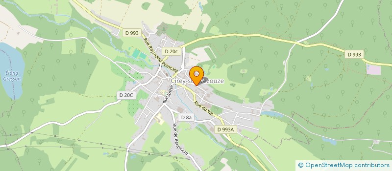 localisation de l'entreprise MADAME MARIA ROSE TRUMMER  CIREY-SUR-VEZOUZE