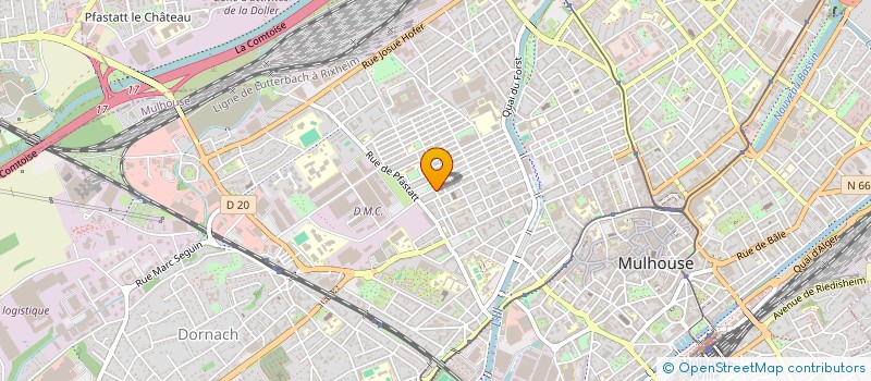 localisation de l'entreprise MADAME MARIA ROSTAS  MULHOUSE