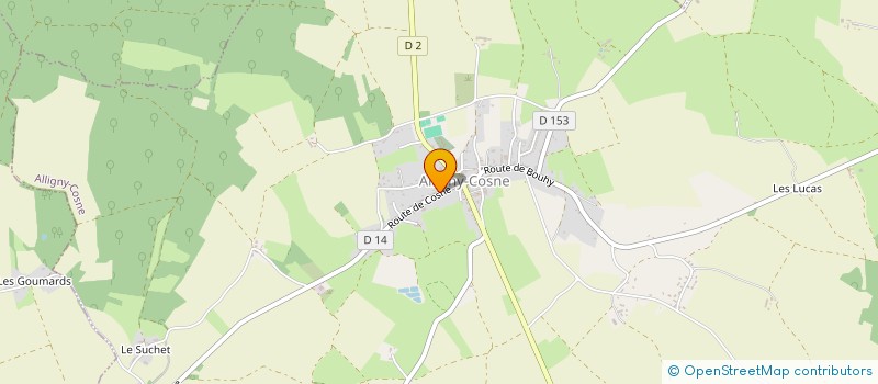 localisation de l'entreprise MADAME MARIA RUGELES PLATA à ALLIGNY-COSNE