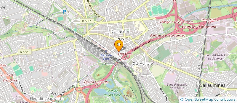 localisation de l'entreprise MADAME MARIA RUIZ  LENS